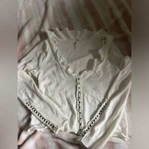 Free People Button Up Cropped Cardigan *SPECIAL PRICE* *DEFECT*
